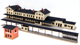 BuBi Model N60194 - N - Bahnhof-Set Sebnitz